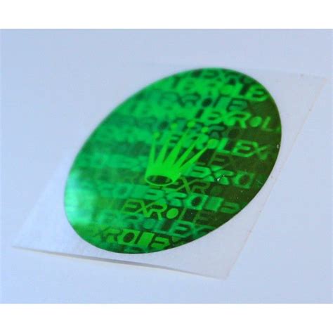 rolex submariner hologram sticker|rolex hologram logo.